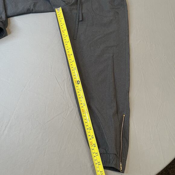 Albion Fit Jetsetters Jogger Pants Size XS Petite Gray Ankle Zip Athleisure - Picture 7 of 7